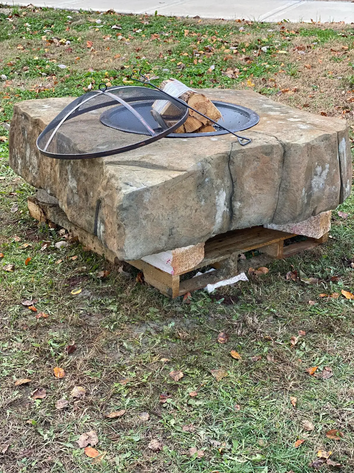 Custom fire feature installation near Joplin MO