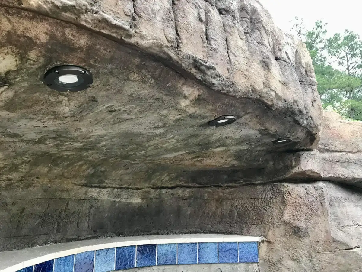 Grotto ceiling LED feature for Kansas City luxury property