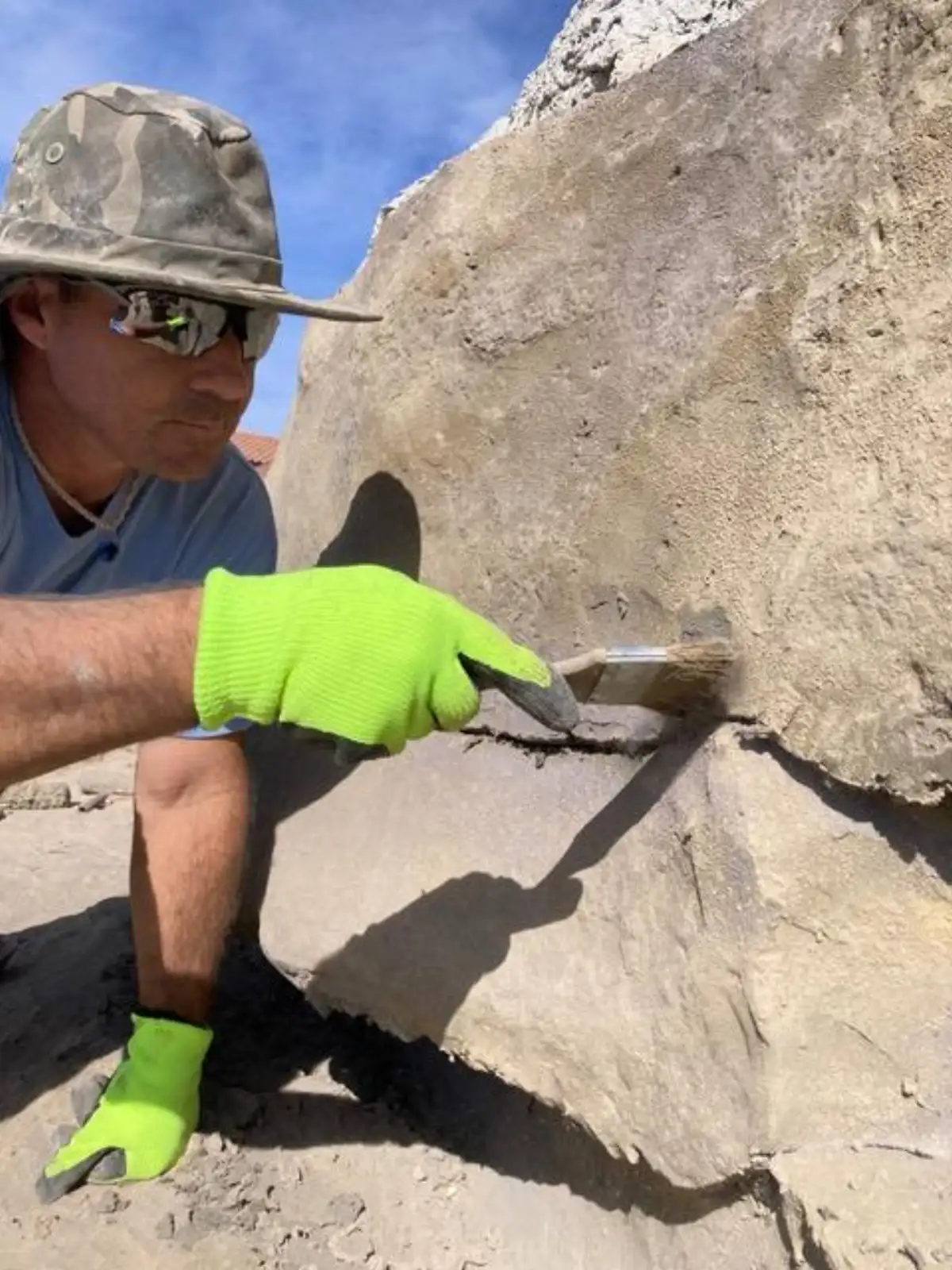 Boulder Legacies team and equipment on a project site